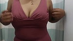 Babe’s Heavy Boobs captured by hidden cam in trial room