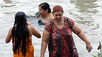 bath in ganga river 2