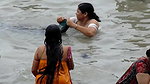bath in ganga river 2
