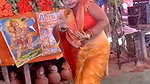 Bhabhi ka kamartod dance,  side boob, navel show