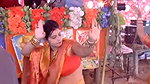 Bhabhi ka kamartod dance,  side boob, navel show