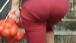 Desi housewife round ass show in tight pajamas