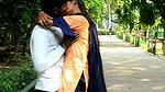 Desi Lovers Hard Kissing, Boobs Press, Ass Press in Public Park