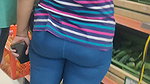 Desi MILF Ass shape clearly visible in tight pants
