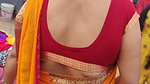 Desi MILF hot Boobs and Milky body candid capture in market
