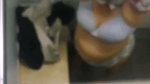 Desi MILF in white bra captured by hidden cam