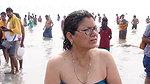 Desi milf nude back show in bathing ghat