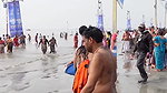 Desi milf nude back show in bathing ghat