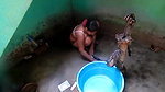 desi village bhabhi washing clothes 2