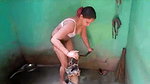 desi village bhabhi washing clothes 2