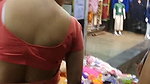 Desi woman milky back show with scratch marks