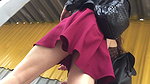 Full ass cheeks visible in flying short skirt (HD capture)
