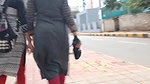 Hot Desi Babe Walking Ass