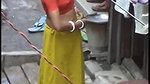 kolkata bhabhi chaning in open