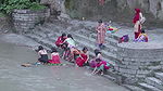 Nepali lady open bath.mkv