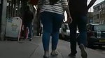Nri Big Ass girl Walking on street With Bf