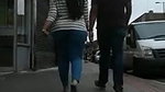 Nri Big Ass girl Walking on street With Bf