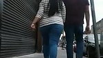 Nri Big Ass girl Walking on street With Bf
