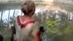 village aunty dress change in pond after bath