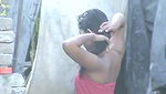 village girl taking shower secretly filmed