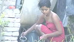 village girl taking shower secretly filmed