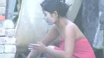 village girl taking shower secretly filmed