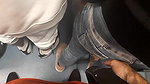 Young babe Ass Groped in metro