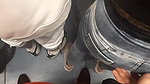 Young babe Ass Groped in metro