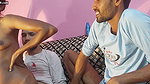 Amateur threesome Desi village girl having sex with two boyfriends