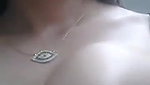 Naughty Girl Sucking her Own Boobs & Rubbing Pussy