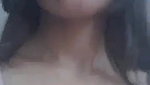 Naughty Girl Sucking her Own Boobs & Rubbing Pussy