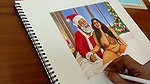 Desi Huge Boobs Bhabi Secretly Fucking with Naughty Santa on the Christmas Eve