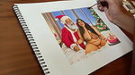 Desi Huge Boobs Bhabi Secretly Fucking with Naughty Santa on the Christmas Eve