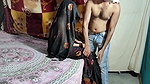 Indian Porn black saree blouse petticoat and panty