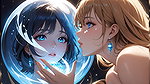 Whispers of Magic – Ai Girl and a Glowing Orb
