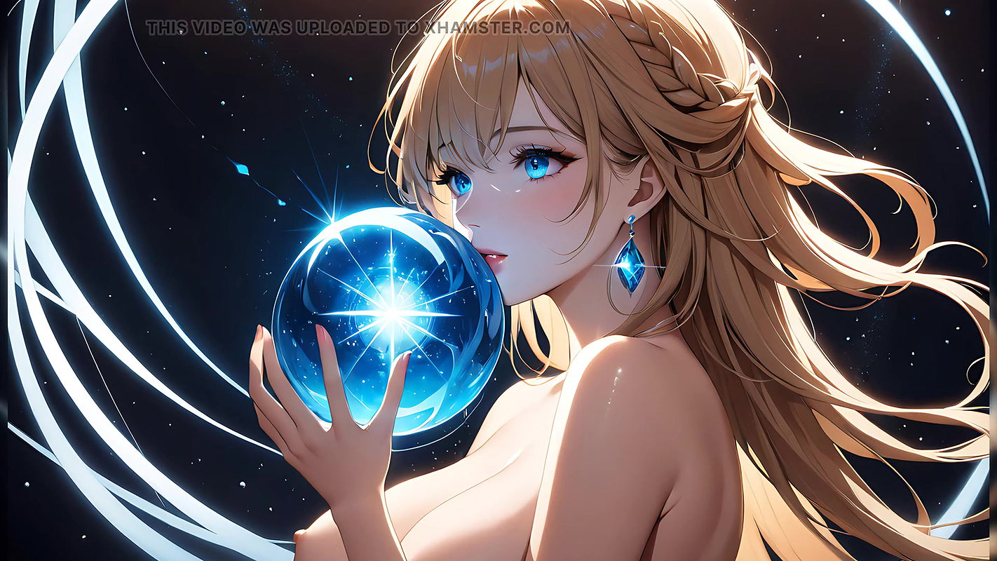 Whispers of Magic – Ai Girl and a Glowing Orb