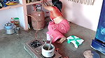 Younger step brother’s hot sister-in-law became vigorous after seeing her beauty