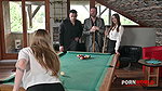 Angelica Heart & Tiffany Tatum – Billiards Game Turns Into Orgy