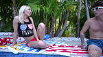 Chloe Temple – Fun By The Pool With Stepsis