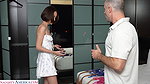 Christina Sage – Skinny Babe In Lingerie Tastes Hard Dick