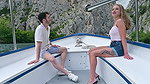 Dina Joy – Threesome DP Fucking On Boat