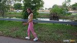 Jessie Belle – Jogs Into Bus For Hard Cock