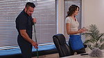 Kenna James – A Raunchy Threesome At Office