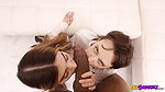 Lana Smalls & Julia James – Two School Girls Sucking Monster BBC