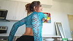 Laya Rae – Teen Gets On Her Knees