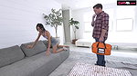 Laynee James – Fixing Handyman’s Injured Balls
