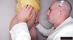Laynee James – Skinny Teen Receives Two Cumshots
