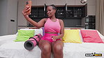 Lexi Luv – Curvy Ebony Oiled Up And Dicked Down