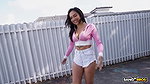 Mira Mira – Inked Latina Is Exited To Se BBC In The Bus