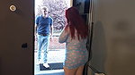 Sabine de Jong – Redhead With Glasses Enjoys Young Hard Dick
